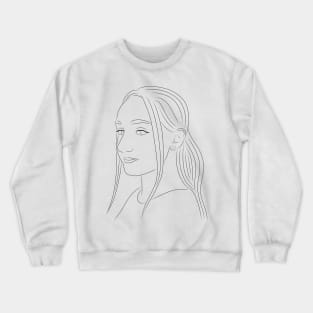 cool girl Crewneck Sweatshirt